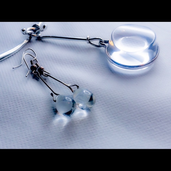 Georg Jensen 925 Necklace+Quartz Pendant+Earrings! - Picture 3 of 12